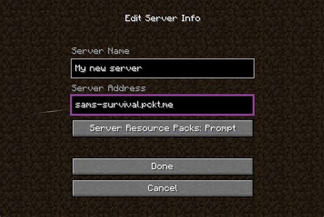 Minecraft Java Servers